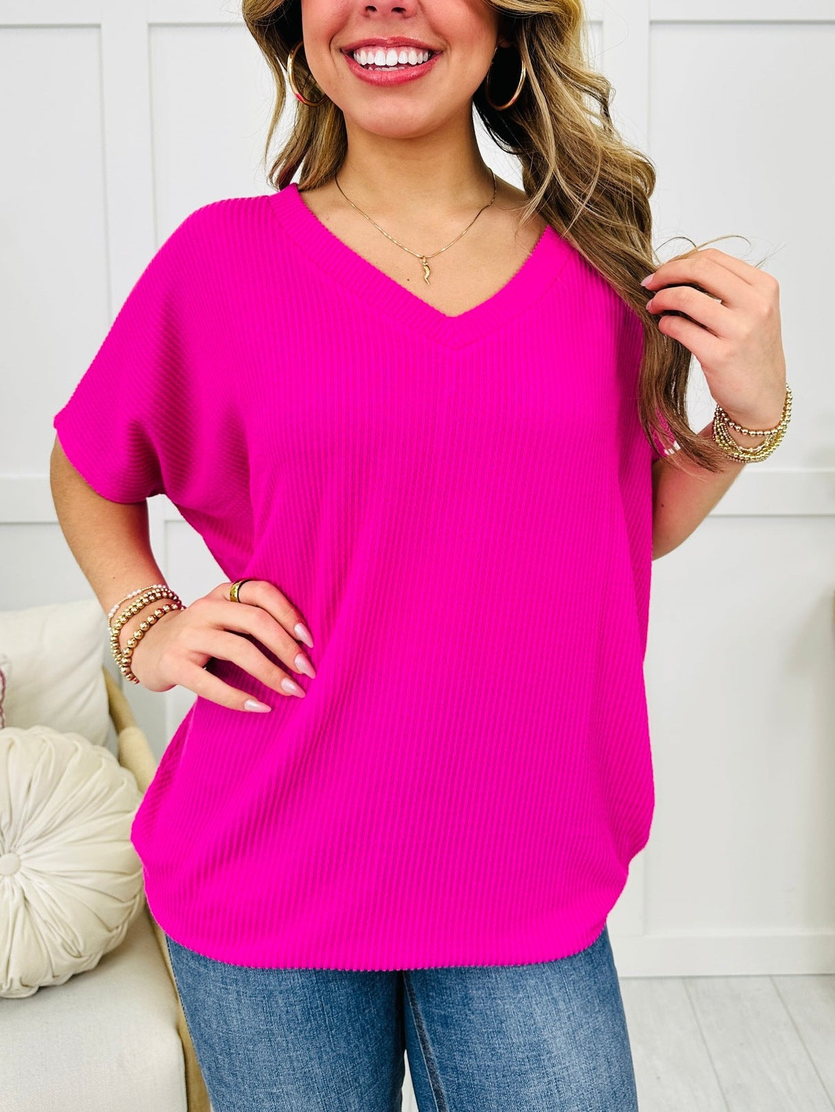 Women's Summer Thread T-shirt Casual Small Loose Blouse