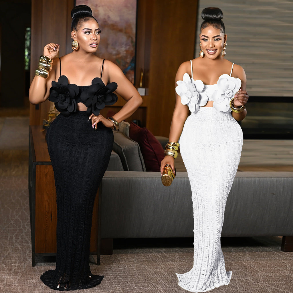 Women's Fashion Wear Sexy Lace Corsage Backless Dress