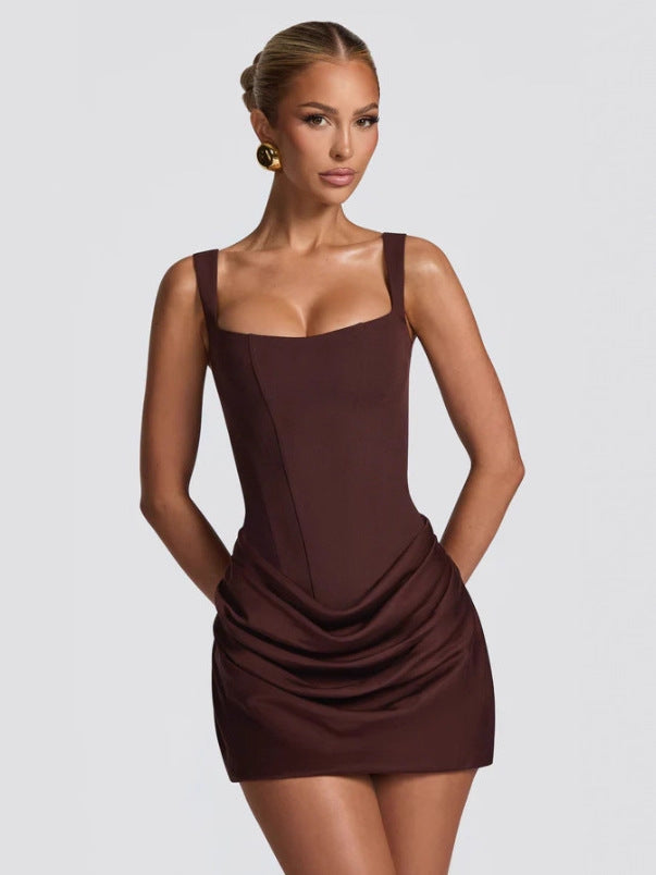 Versatile Tube Shoulder Strap Sexy Hot Dress