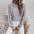 Women's Long-sleeved Pullover Turtleneck Solid Color Loose Women's Sweater