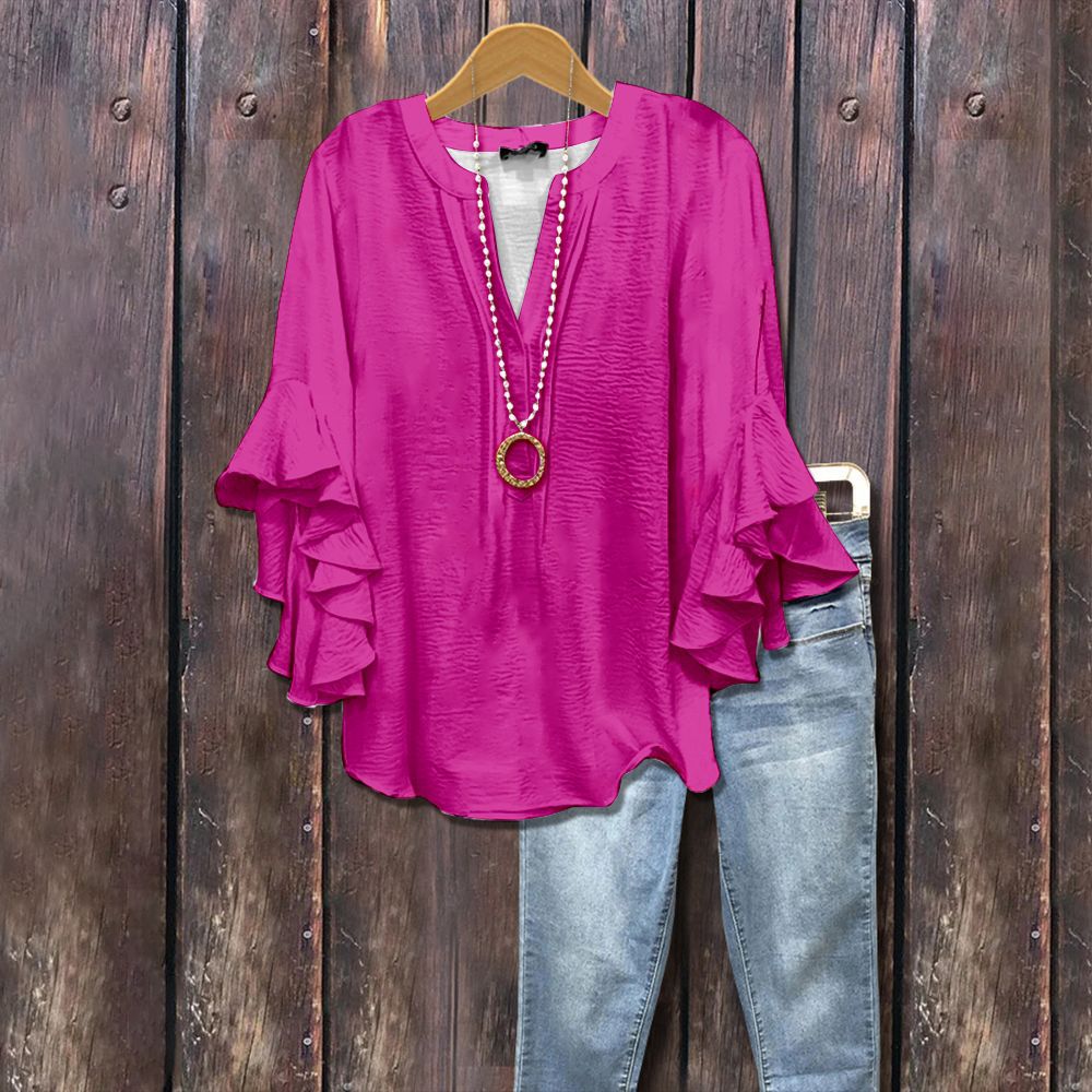 Women's Element Printing Digital Casual Trend Lotus Women's T-shirt