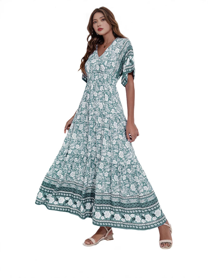 Women's Bohemian Casual Tassel Head Vacation Style Skirts
