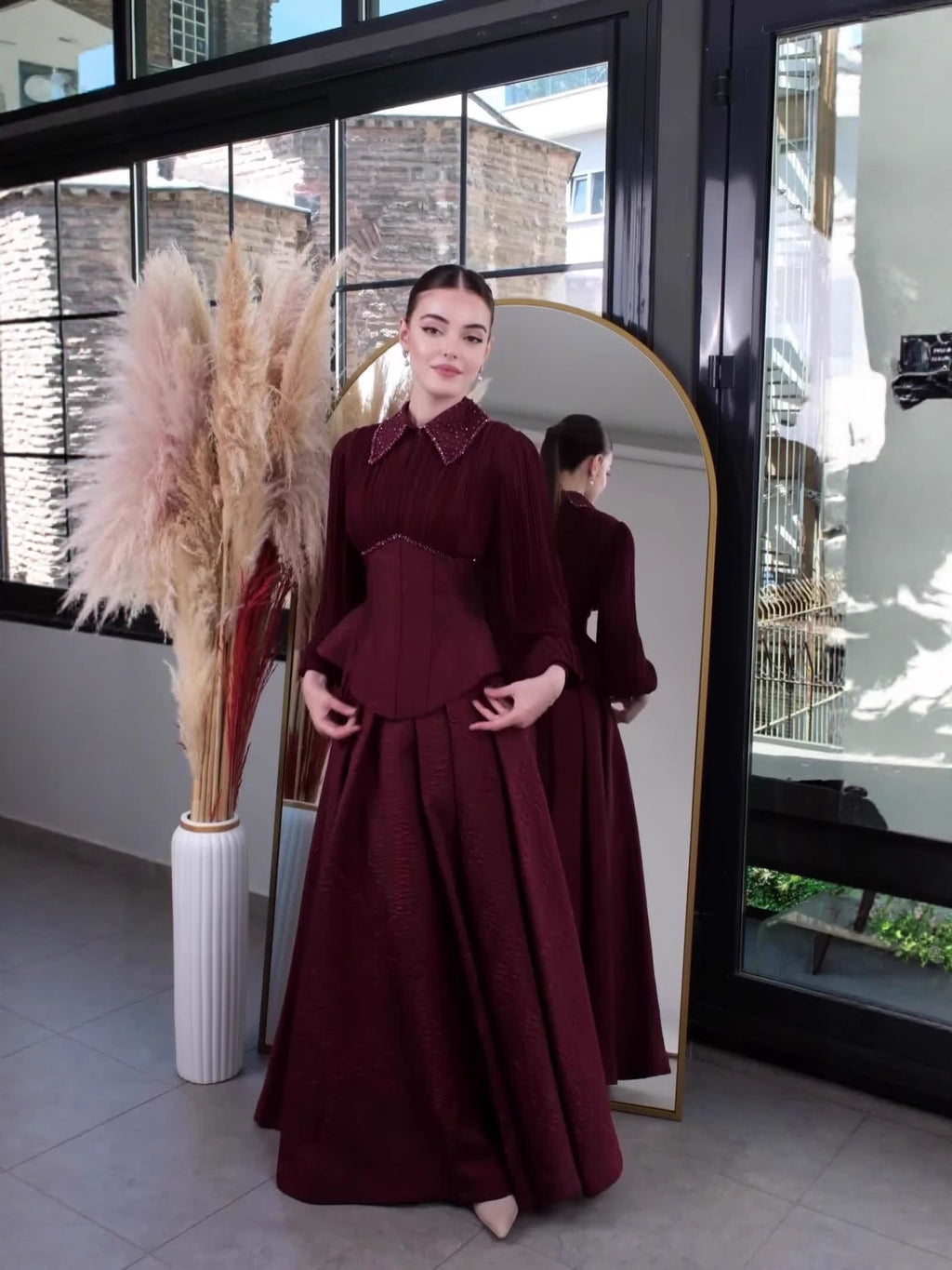 Women's Summer Elegant Soft Temperament Long Sleeve Dress