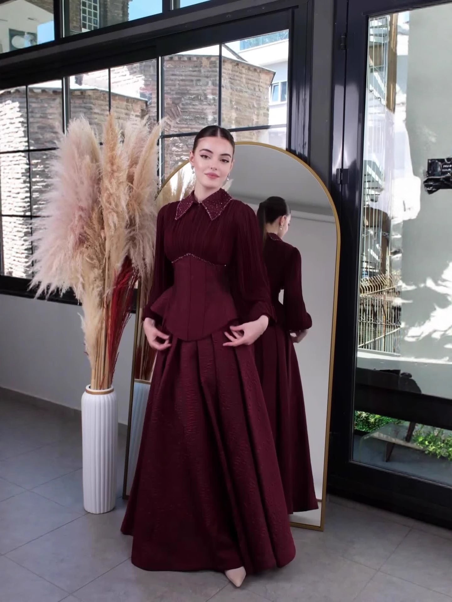Women's Summer Elegant Soft Temperament Long Sleeve Dress