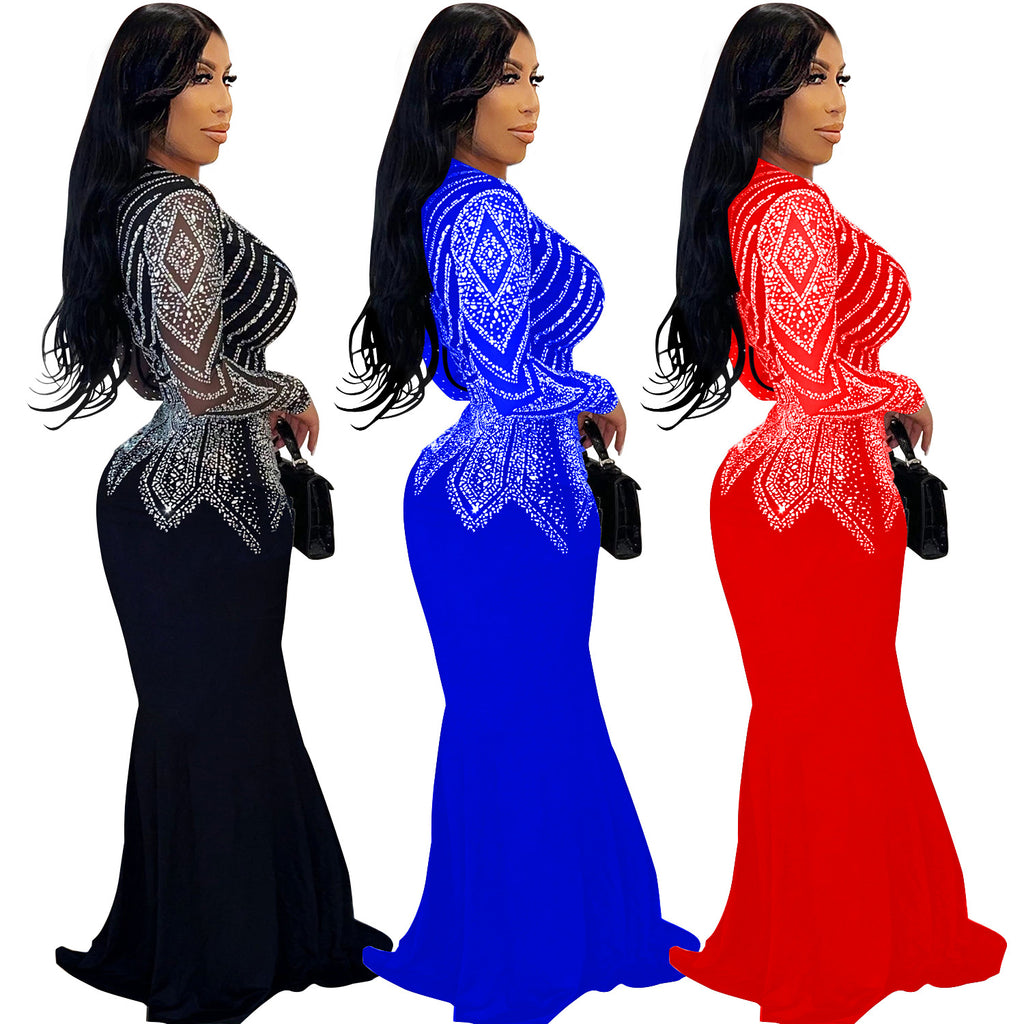 Innovative Popular Women's Fashion Wear Rhinestone Dress