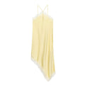 Women's Fashion Wear Lace Silk Satin Texture Dress