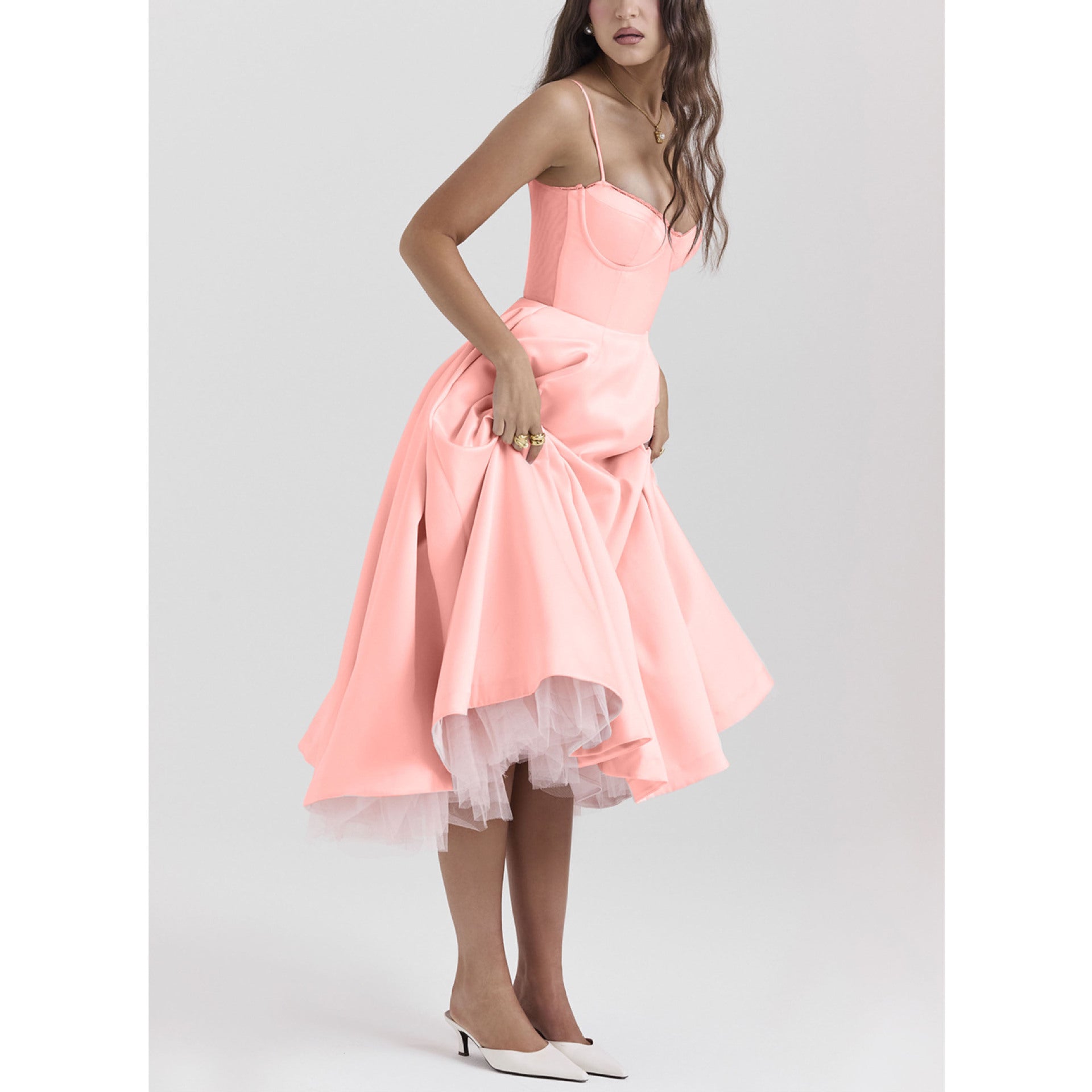 Women's Sexy Brace Sleeveless Pettiskirt Maxi Clothing