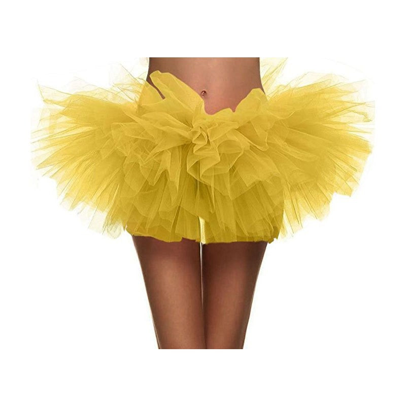 Tulle Pettiskirt Half-length Large Rainbow Color Shorts