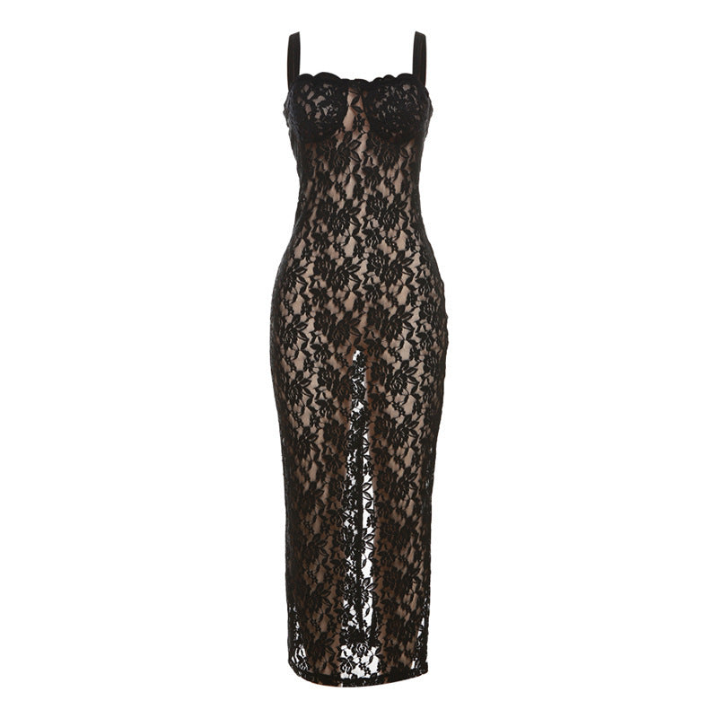 Women's Summer Fashion Sexy Lace Slim Dress