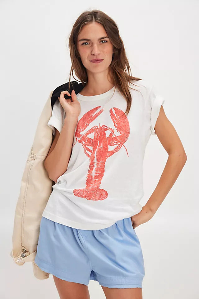Women's Summer Printed Casual Round Neck Women's T-shirt