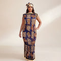 Women's Source African Robe With Scarf Arab Dress