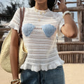 Women's Holiday Woolen Shell Beach For Women's Sweater