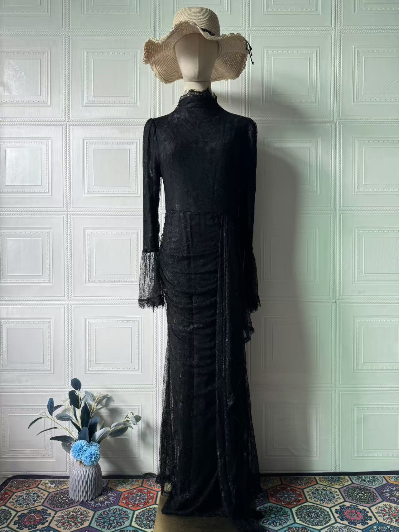 Women's Spring Fresh Elegant Noble Long Sleeve Dress