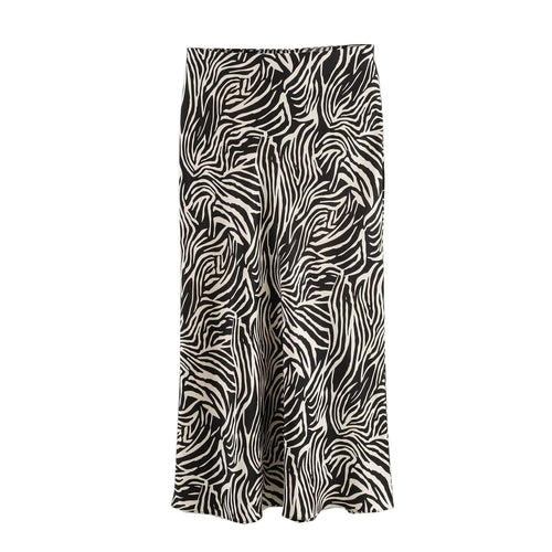 Durable Women's Fashion Simple Multicolor Satin Skirts