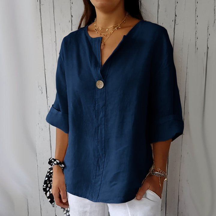 Women's Summer Loose Comfort Casual Cotton Linen Tops