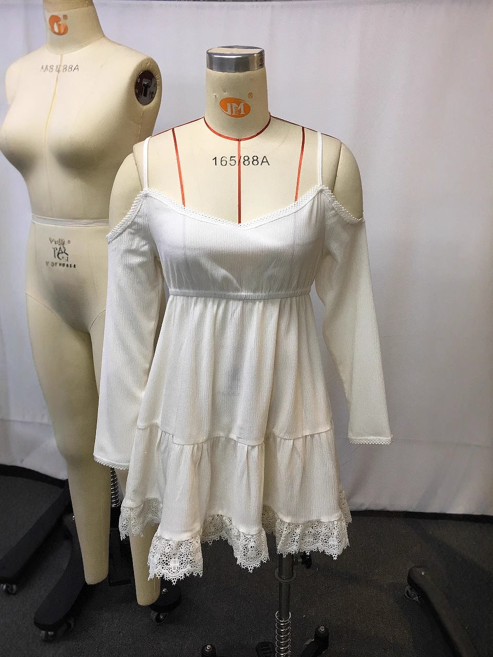 Women's Retro Western Denim Casual Long-sleeved Dress