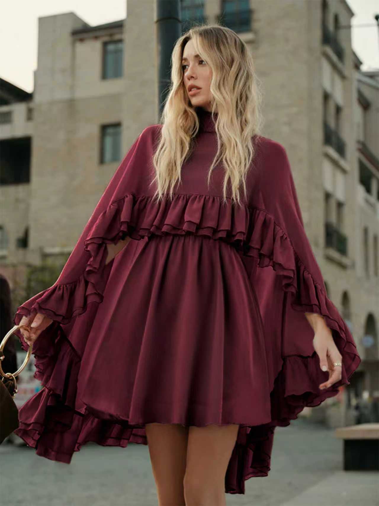Elegant Chiffon Fashion Inner Match Strap Dress