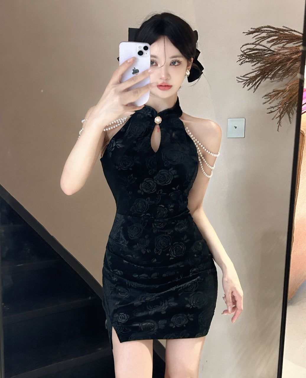 Women's Sexy Hot Sheath Cheongsam Tight Bottoming Dress