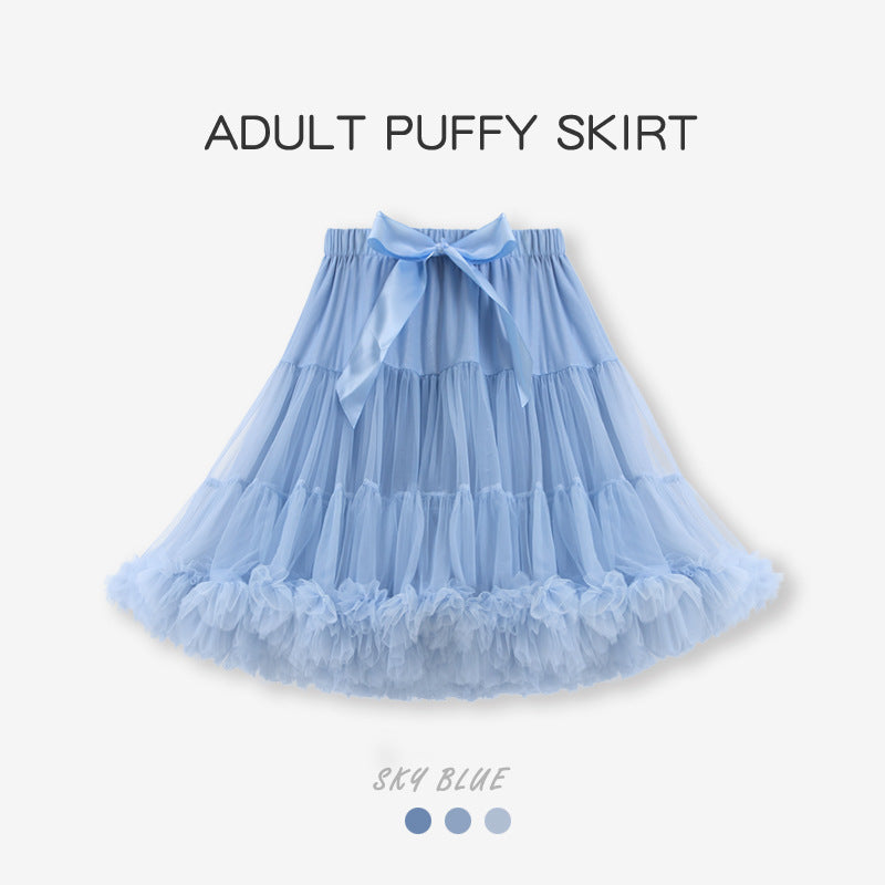 Mesh Adult Tulle Pettiskirt Spring Fashion Skirt