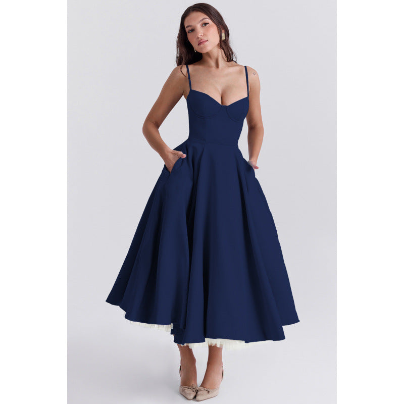 Women's Summer High-grade Princess French Mesh Large Dress
