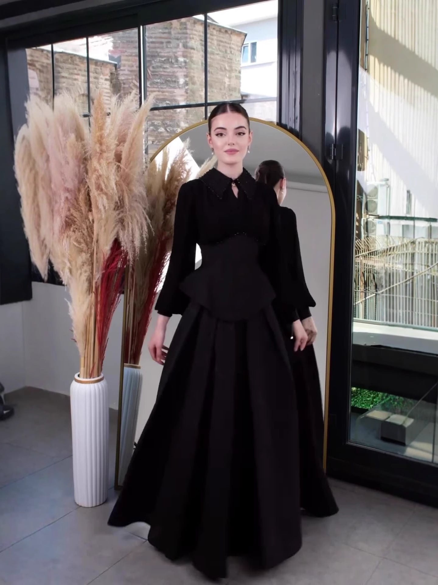 Women's Summer Elegant Soft Temperament Long Sleeve Dress
