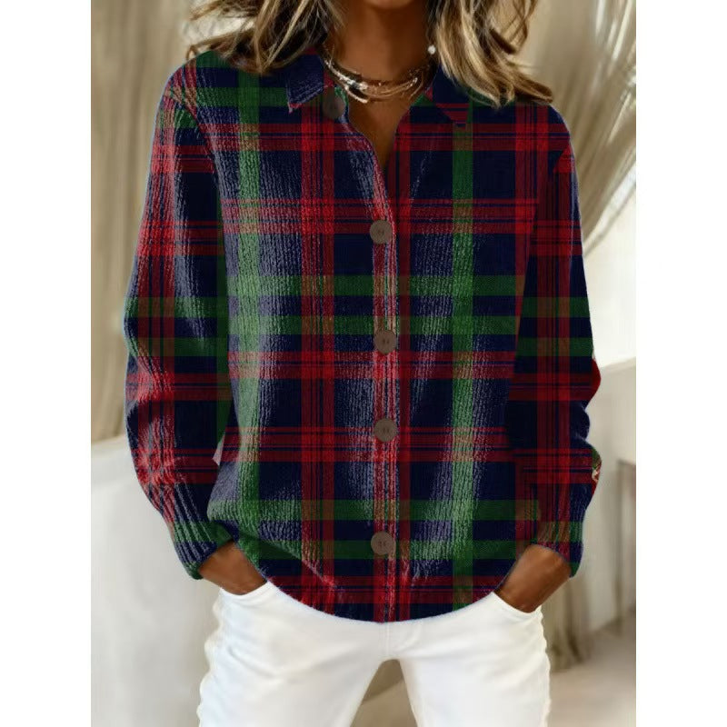 Women's Long-sleeved Winter Large Lapel Effect Inner Cardigans
