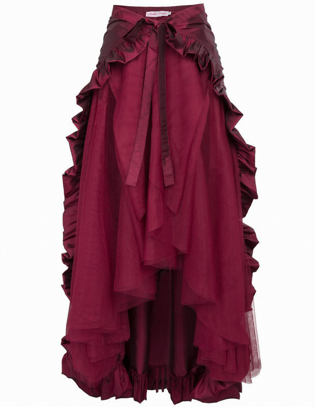 Women's Retro Style Nipped Waist Solid Color Activity Skirts