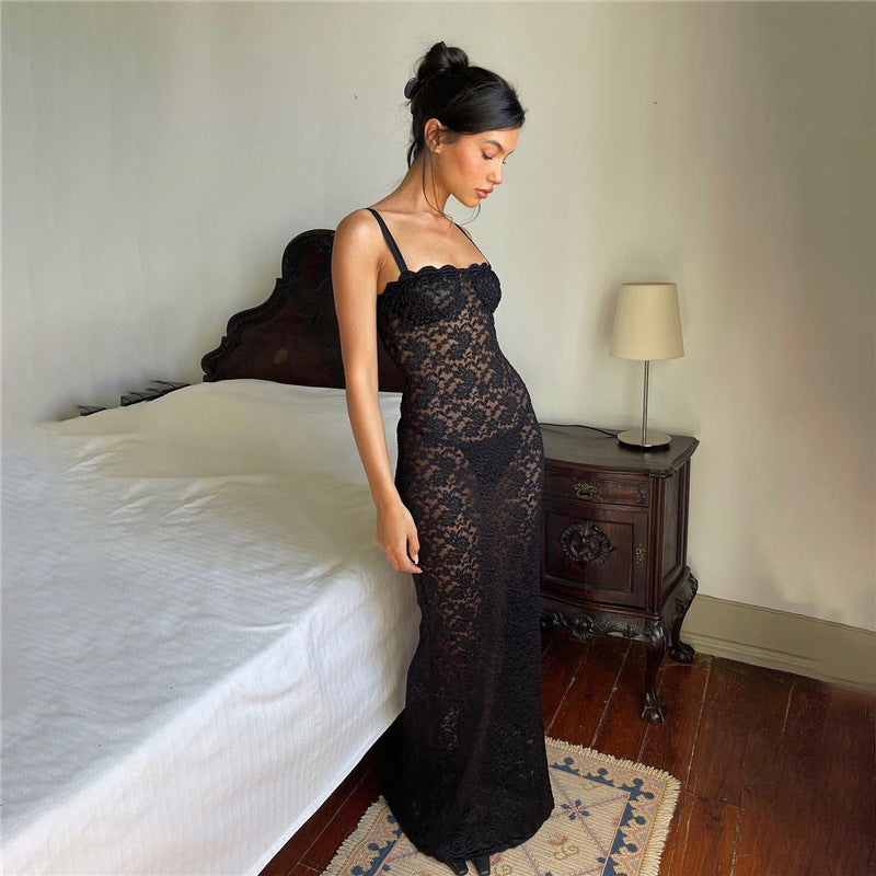 Women's Summer Fashion Sexy Lace Slim Dress