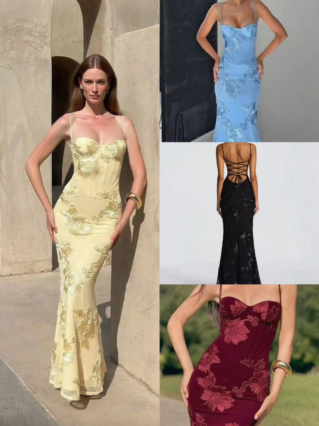 Women's Summer Sexy Slim Hip Backless Elegant Dress
