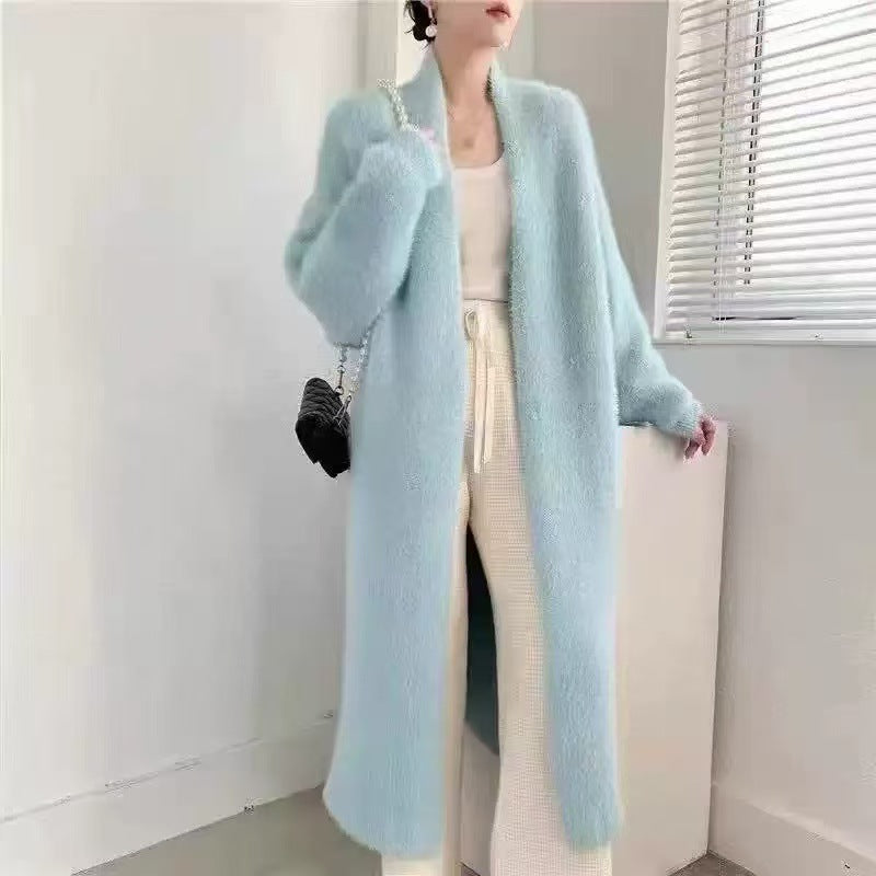 Women's Faux Mink Cashmere Soft Idle Style Knitwear