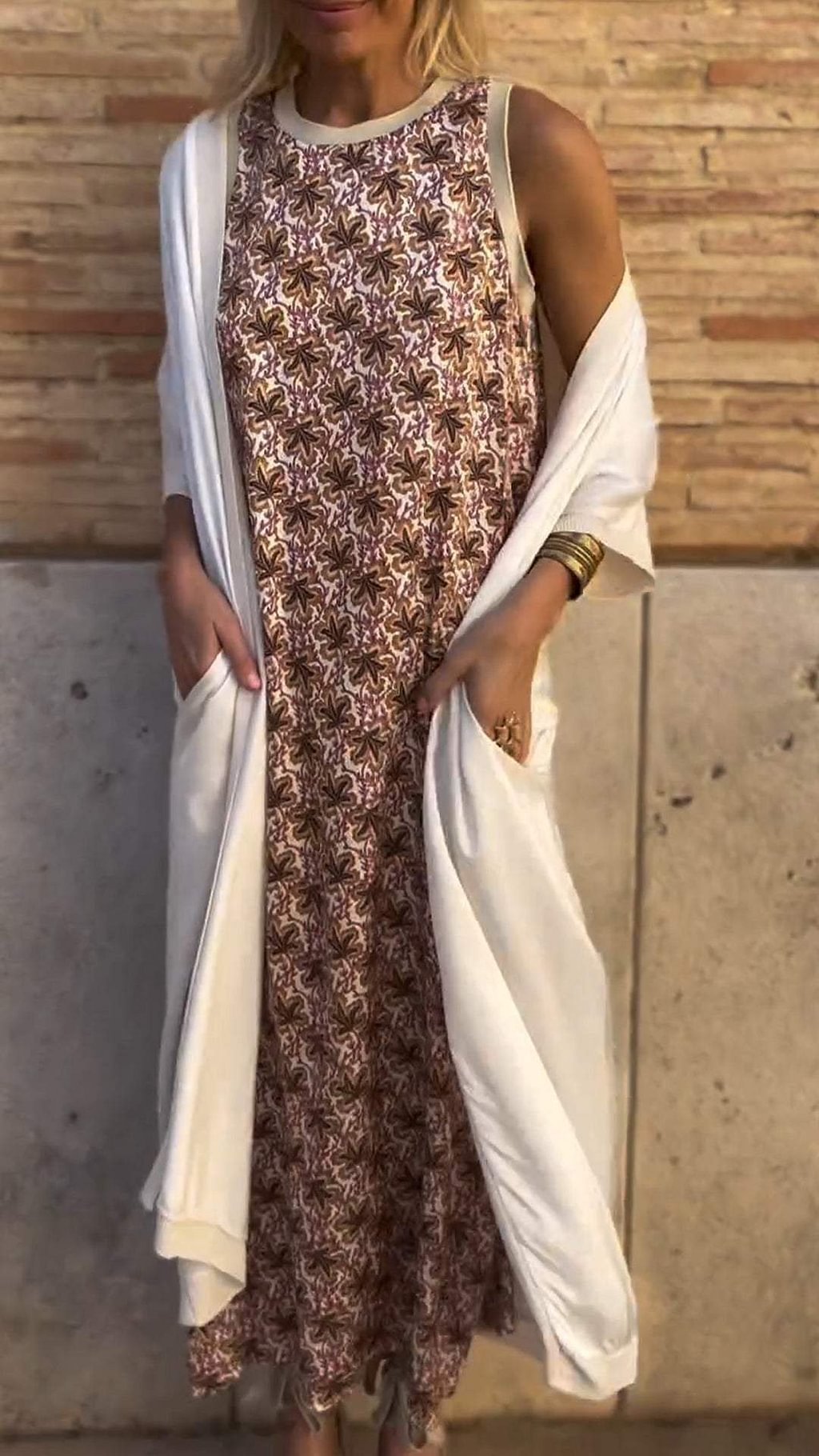 Pretty Graceful Women's Loose Clothes Elegant Dress