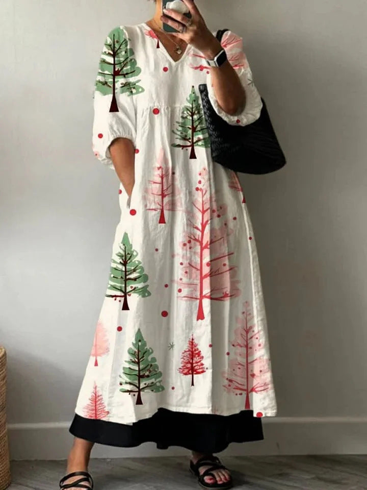 Comfortable Women's Casual Fashion Printed Mid-length Jumpsuits