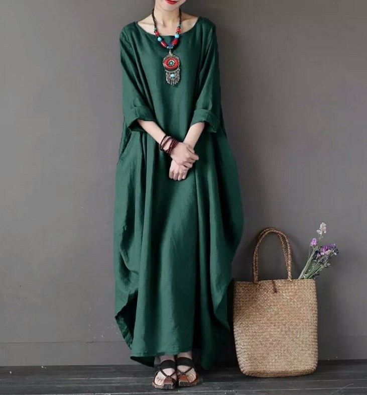 Innovative Casual Classy Loose Cotton Linen Plus Size