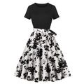 Women's Chinese Style Retro Stitching Elegant Dress