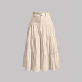 Comfortable Women's Solid Color High Waist Skirts