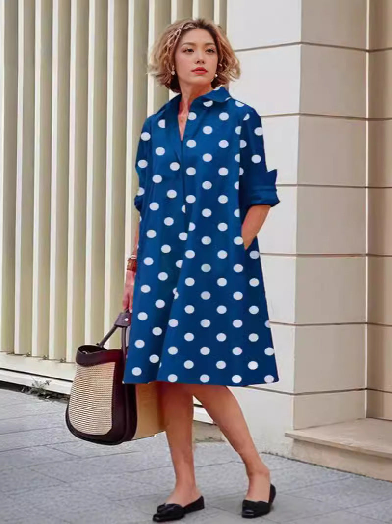 Colorful Blooming Summer Comfortable Shirt Digital Dress