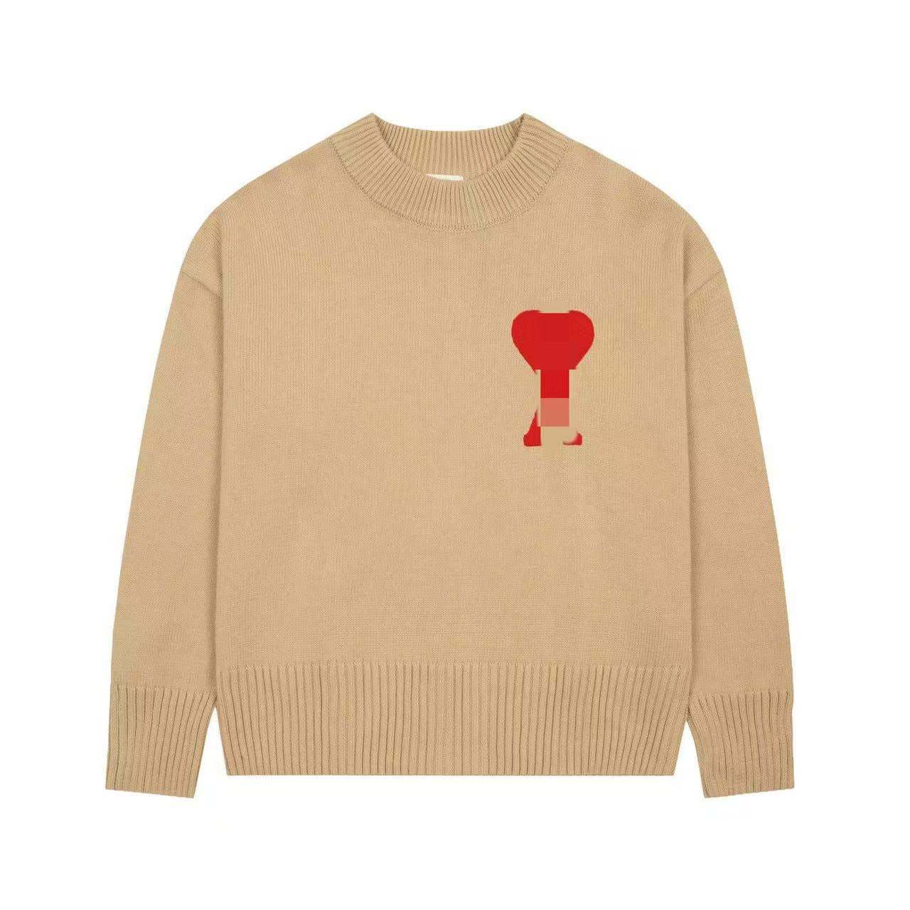 Trendy Round Neck Towel Embroidered Warm Twist Couple Sweaters