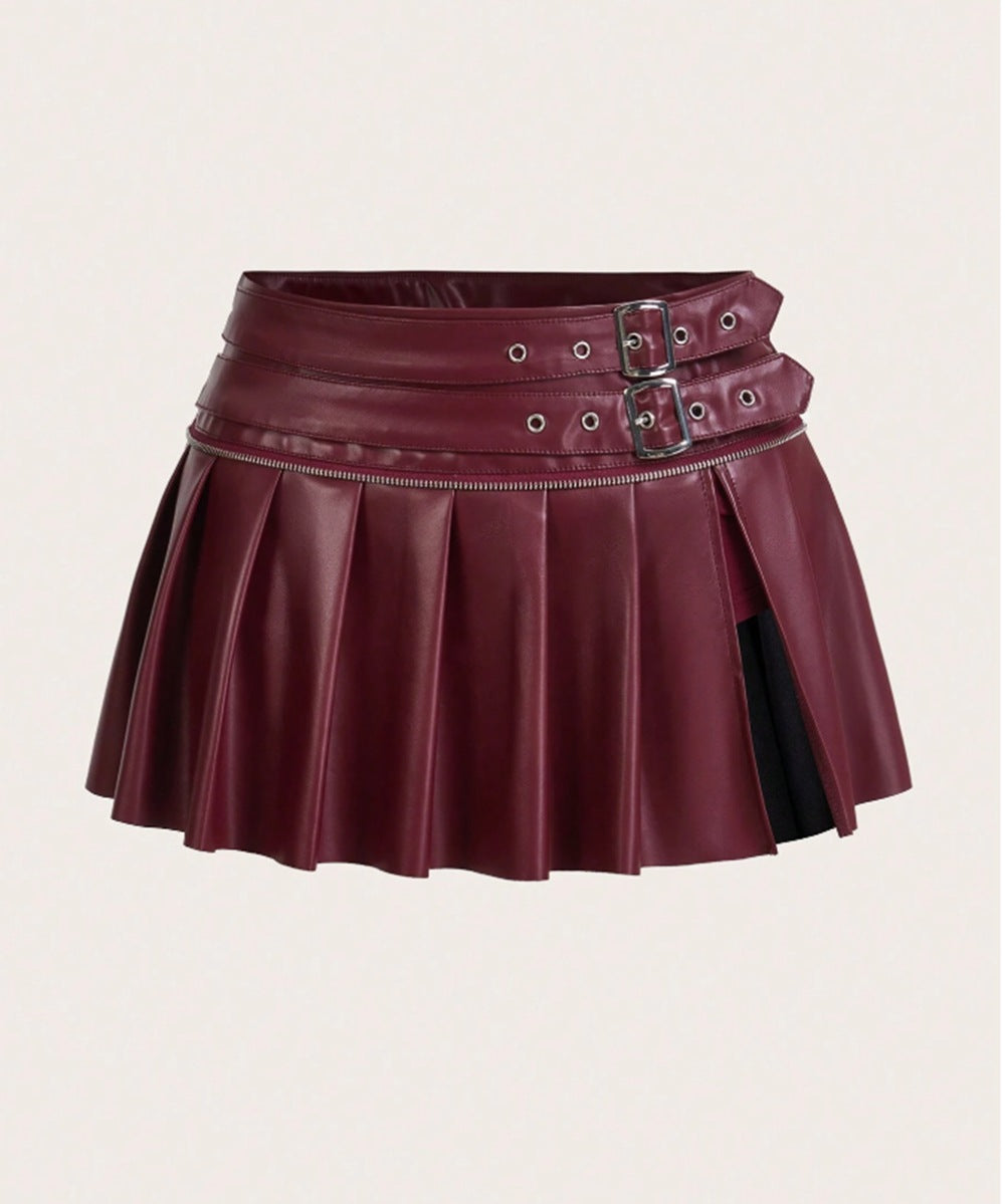 Women's Sexy Hot Pleated Versatile Split Skirt