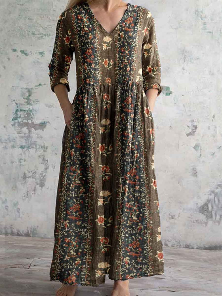Women's Printed Summer City Casual Loose Dress
