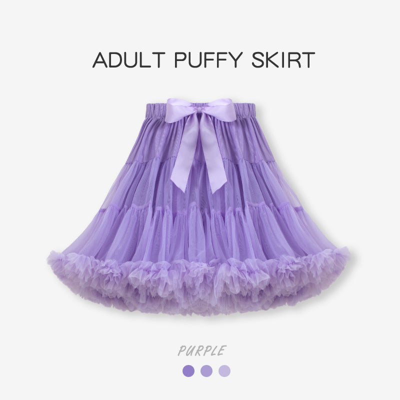 Mesh Adult Tulle Pettiskirt Spring Fashion Skirt