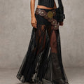 Women's Printed Cool Drag Adult Lady Like Woman Style Low Waist Skirts