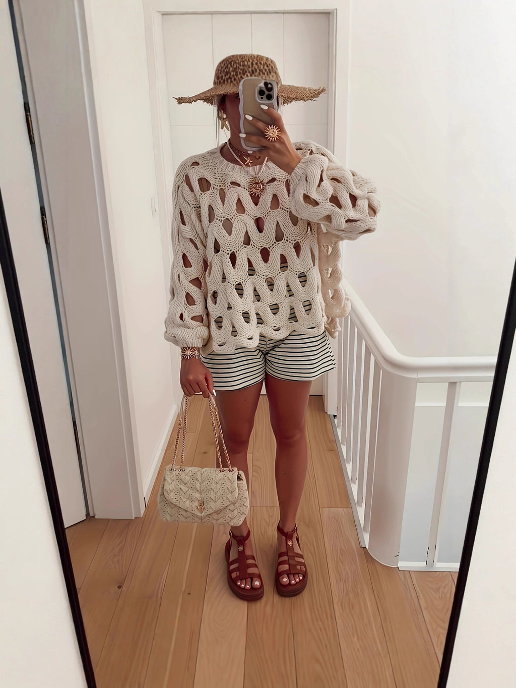 Women's Leisure Loose-fitting Long Sleeve Vacation Beach Women's Sweater