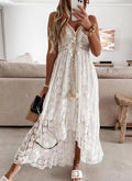 Summer Sling Large Swing Solid Color Dress
