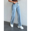 Women's Mei Straight Loose Trendy Wide Leg Women's Jeans