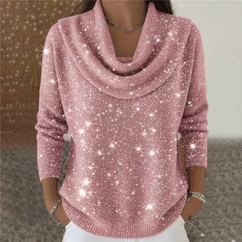 Cool Innovative Women's Solid Color Long-sleeved Sweaters