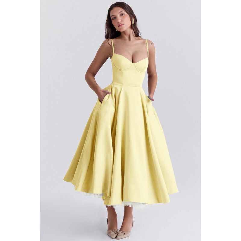Women's Summer High-grade Princess French Mesh Large Dress