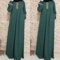 Classic Boutique Ethnic Print Loose Long Dress