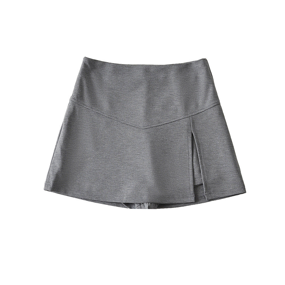 Women's Side Split Autumn Hot High Waist Skirt