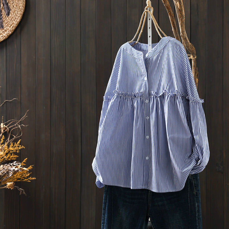 Women's Good Quality Shirt For Summer Pure Cotton Half Blouse