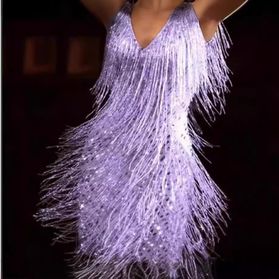 Graceful Popular Casual Elegant Women's Tassel Dress